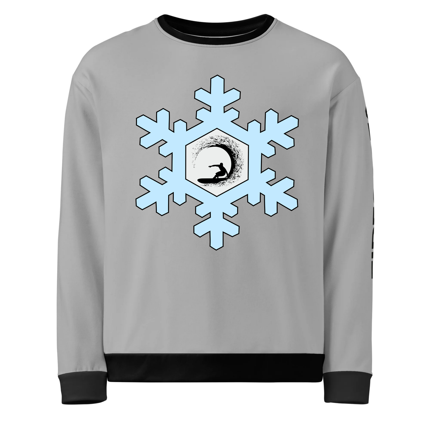 Holiday Snowflake Surfer Sweatshirt