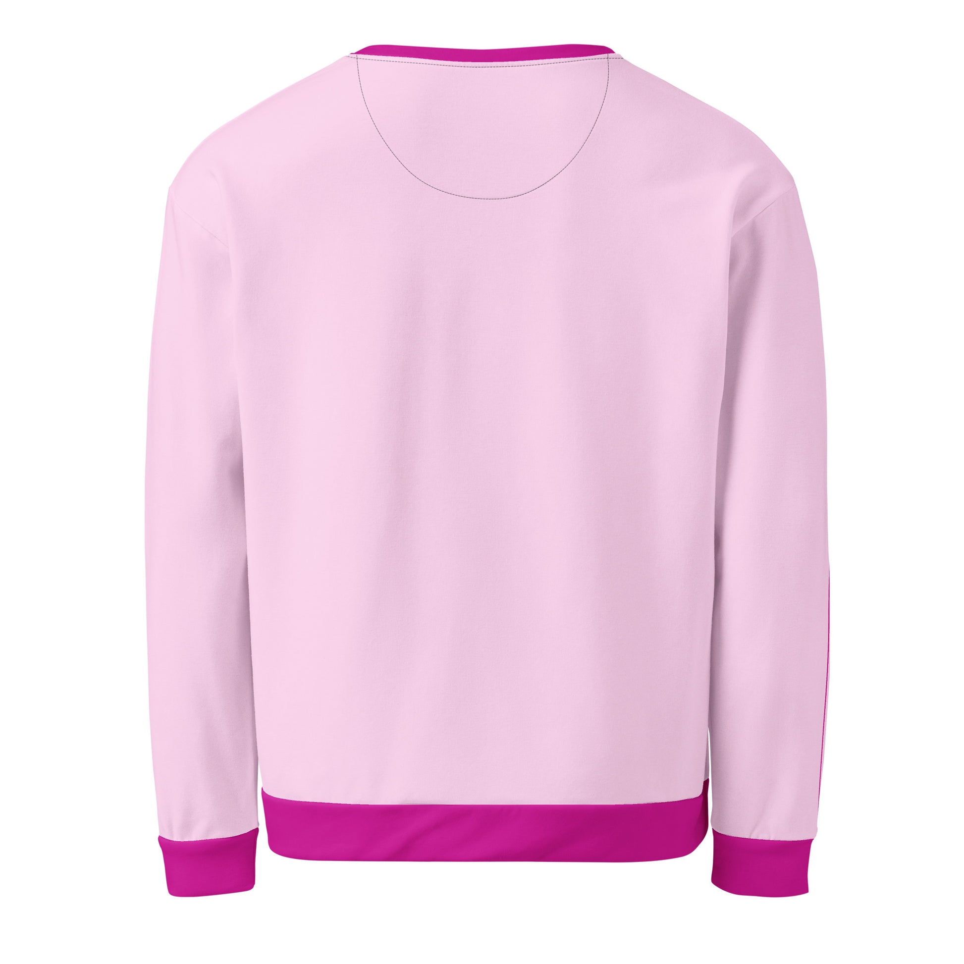 Pink sweatshirt with a woman roller skater in pink Christmas attire on the chest FireCosta